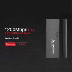 COMFAST 1200 Мбит/с Wi-Fi адаптер usb 3,0 порт беспроводной сетевой карты портативный точка доступа Wi-Fi dongle 11AC wifi удлинитель CF-912AC