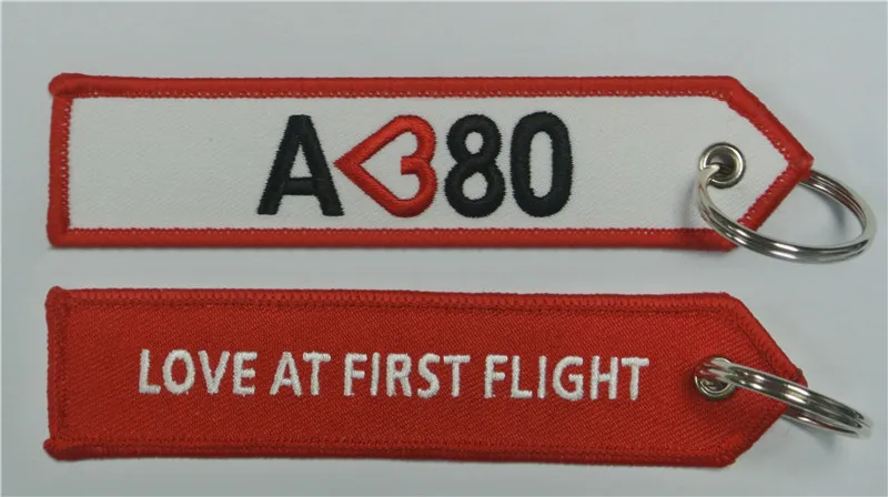 Я люблю A380 любовь на первый взгляд самолета Брелок для ключей