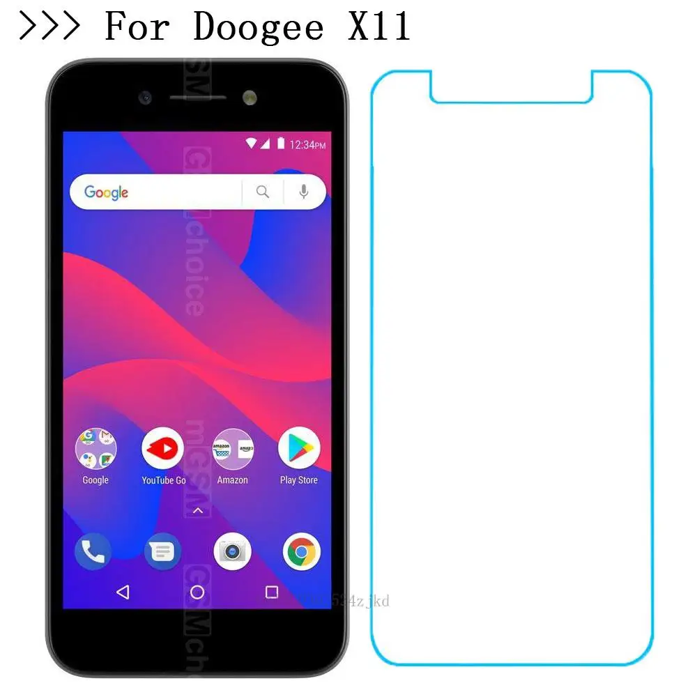 Закаленное стекло 9H для смартфона Doogee X11 X 11 Взрывозащищенная защитная пленка
