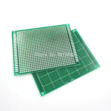 5 Pçs/lote 7*9 cm Único Lado Pcb Protoboard Breadboard Board Universal PCB Placa de Circuito de Fibra De Vidro Verde 7x9 cm