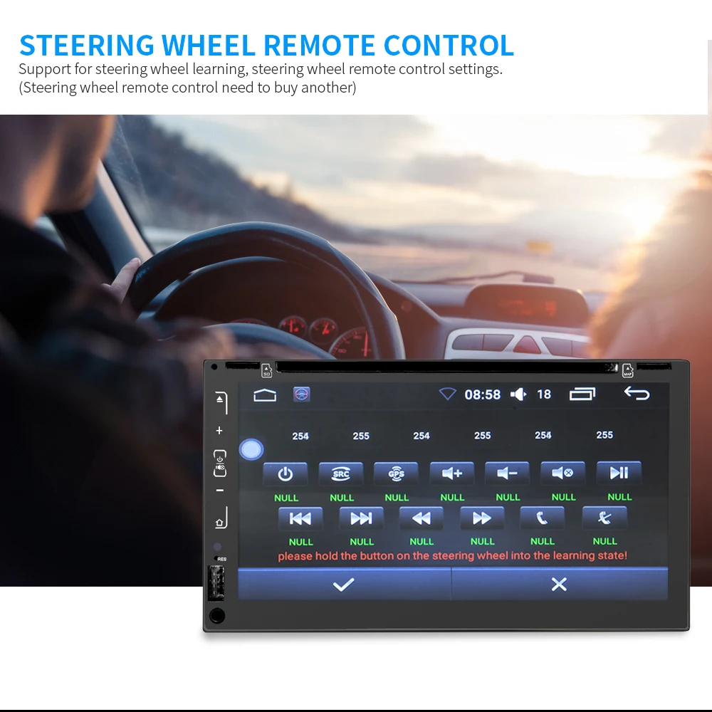 Flash Deal universal 2 Din car stereo mp5 play Android 6.1 DVD Radio Multimedia Player GPS Navigation autoradio music Rear View Camera 12 Flash Deal universal 2 Din car stereo mp5 play Android 6.1 DVD Radio Multimedia Player GPS Navigation autoradio music Rear View Camera 12