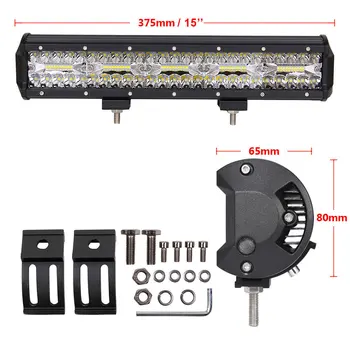 

15In 300W Light Work Light Car Off-Road Flood Spot LED Light Bar Fog Light Assembly Daytime Running Light
