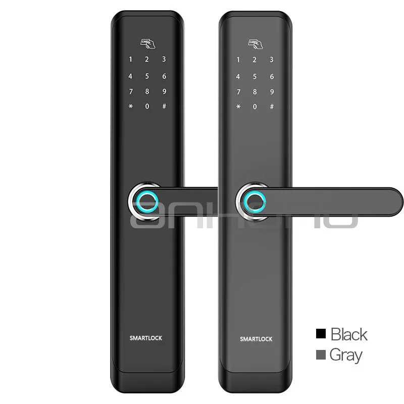 Биометрический смарт замок с отпечатком пальца приложение Bluetooth Wi Fi шлюз дверной