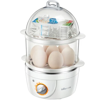 X15,7 Egg Boiler Cookers Multi-function Electric Double Egg Cooker egg steamer 360W 30min timing with 4 stainless steel bowl CCC X15,7 Egg Boiler Cookers Multi-function Electric Double Egg Cooker egg steamer 360W 30min timing with 4 stainless steel bowl CCC