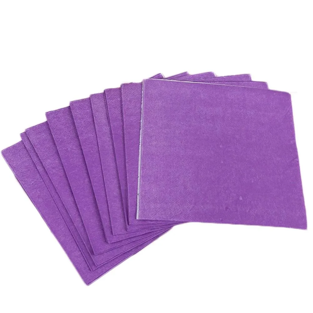 1 мешок 20 шт одноразовая двухслойная из древесной бумаги твердая цветная бумажная салфетка Para Festas вечерние ткани