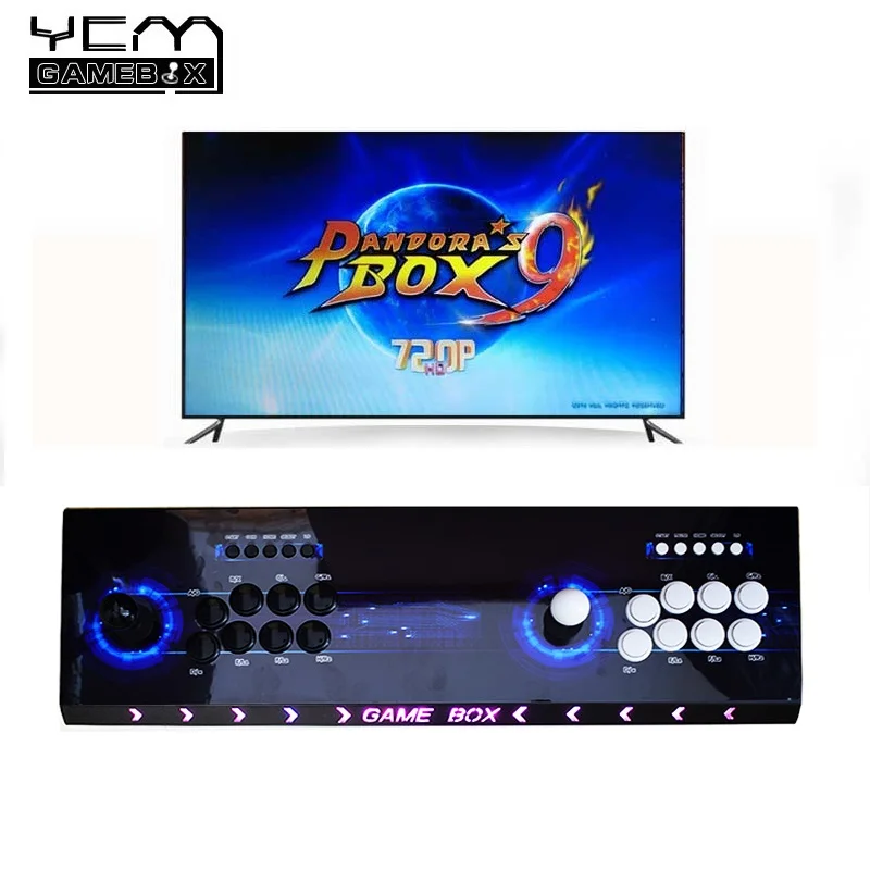 

Pandora's box 9 1500 in 1 Arcade Console 8 Buttons Design 2 Players Controller PCB Board HDMI/VGA Output 720P Video Machine