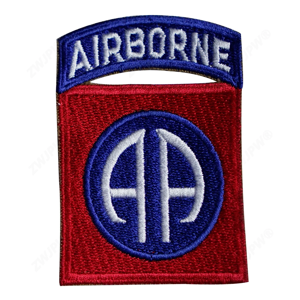 WW2 армии США 82 ND AIRBORNE корпус холст значки Реплика