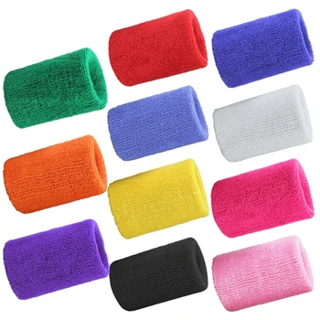 

Towel Bracers Sports sweatband Fitness Tennis Running Basketball Elastic breathable Lengthen Sweat absorption Wrist support
