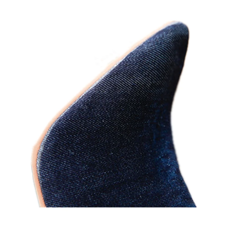Goedkoop Ho Bijdraaien Vrouwen Kneeboots Nieuwe Stijl Fashion Ripped Jeans Comfortabele Styetch Stof Vrouwen Schoenen Vrouwelijke Toevallige Ademende Laarzen