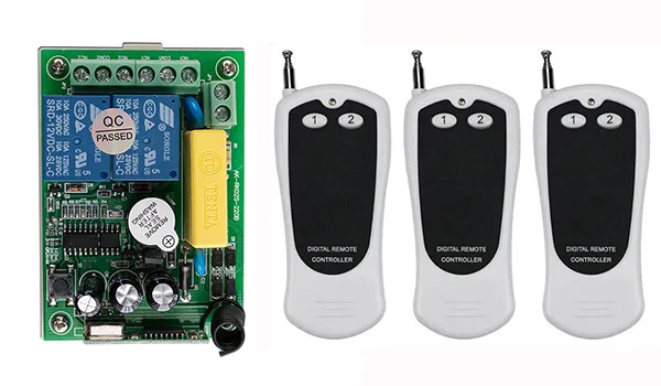 AC220V 2CH 500 м радиочастотный беспроводной переключатель системы дистанционного