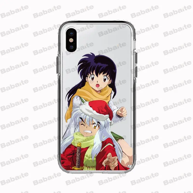 Babaite аниме Inuyasha чехол для телефона для iPhone X XS XR XSMax 7 7plus 8plus 6 6S Plus 5 5S SE 5c11 11pro 11promax