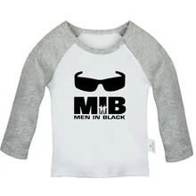 MANNEN IN ZWARTE MIB Crooks en kastelen Graffiti Prince Rogers pokemon Pasgeboren Baby T-Shirts Peuter Grafische Lange Mouwen Tee Tops(China)