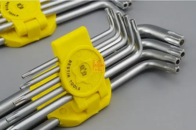 9 шт. Набор шестигранных ключей torx T15 T20 T25 T27 T30 T40 T45 T50 T55 № 94205 бесплатная доставка|hex