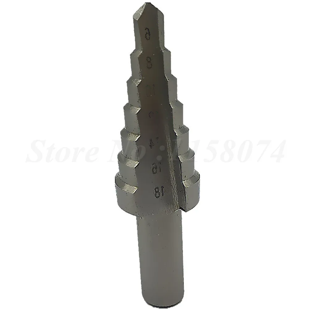 Step Drill Bit 6-18mm 7 Holes Cone Drill HSS Bit Set carbon steel Hole Cutter