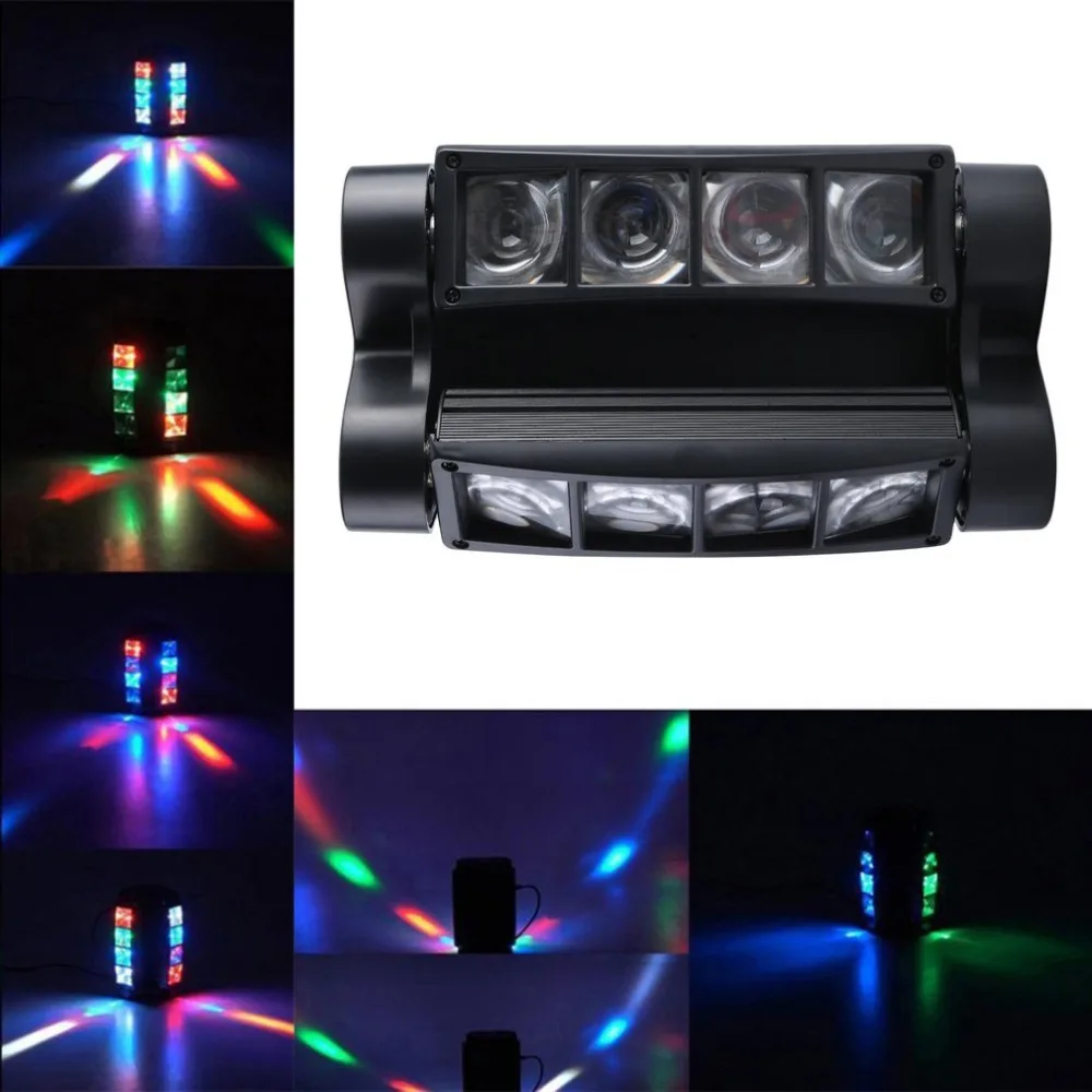 

(Ship From DE)90W Moving Head Light RGBW Beam LED Stage Light Durable Party DJ Disco Outdoor Indoor Projector Lights EU Plug
