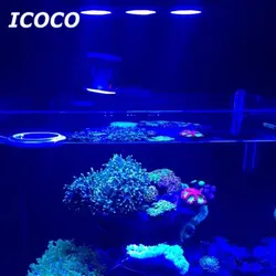 Светодиодный свет аквариума 30 Вт Indoor аквариумный светодиодный фонарь морской освещение с сенсорным управление для коралловых рифов