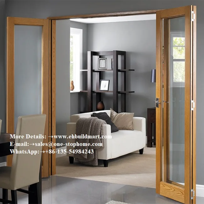  Customized Double Glazed Australian Standard Aluminum Frame Bi-Fold Door Balcony Folding DoorExteri