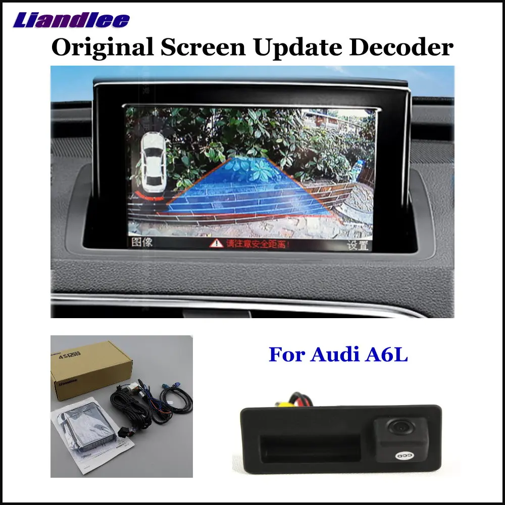 

Liandlee For Audi A6 A6L (High) Car Original Screen Update System Rear Reverse Parking Camera Digital Decoder Display Plus