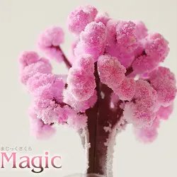 Креативный подарок Magic сакуры Desktop Cherry Blossom желаю богатых дерево DIY Бумага цветок искусственный подарки для детей