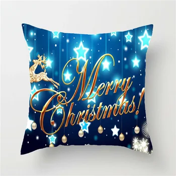 

2020 New Year Christmas Decorations For Home Adornos De Navidad Home Decoration Accessories Natal Cushion Cover Short Plush New