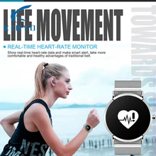 Kinyo smart band IP67 водонепроницаемые цифровые «Умные» часы с пульсометром/кровяным давлением/0,95 OLED дисплей Цифровые мужские металлические часы