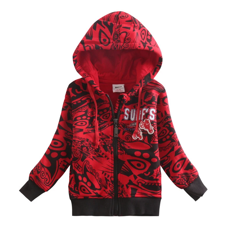 red boys hoody