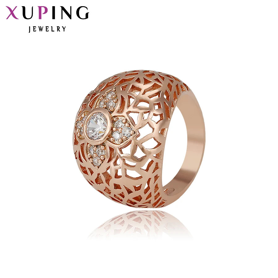 

11.11 Xuping Fashion Ring Luxury Women Delicate Ring Gold Color Plate Jewelry High Quality Nice Design S31,3\S20,1-13346