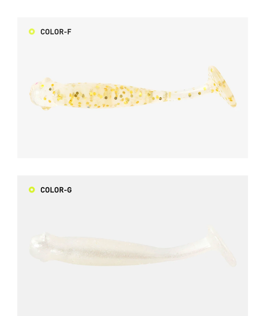 JOHNCOO TPR Мягкая приманка 20 шт 28 мм 0,2 г AJING T-tail Приманка Мягкая пластиковая рыболовная приманка мягкий силиконовый червь рок-приманка