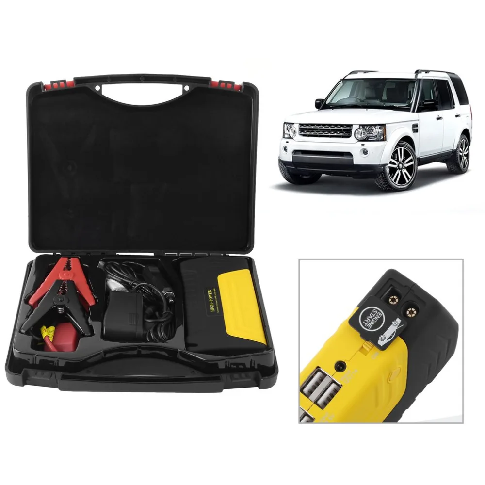 68800mAh Multi-Functional Battery Charger Portable Car Jump Starter For 12V Car With 4USB Automobile Booster Power Bank