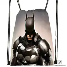 Пользовательские Бэтмен-Темный рыцарь-походная сумка на шнурке милый рюкзак для детей(черная спина) 31x40 см#180611-03-121