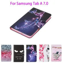 2016 Tab a6 7.0 Case For Samsung Galaxy A T280 T285 SM-T280 SM-T285 Cover Tablet Fashion Painted Flip  Funda Shell