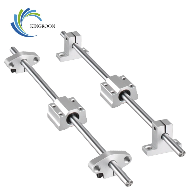 Details about   8Pcs  Bearing Linear Rail Shaft Guide Support Stand Aluminum Alloy 