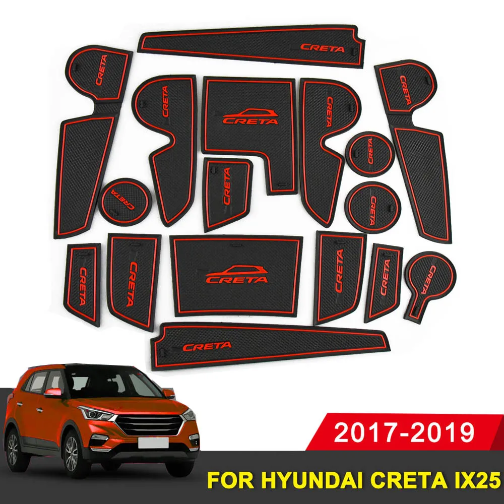 Коврики для подлокотников салона автомобиля Нескользящие Hyundai Creta IX25 2017 2018 2019| |