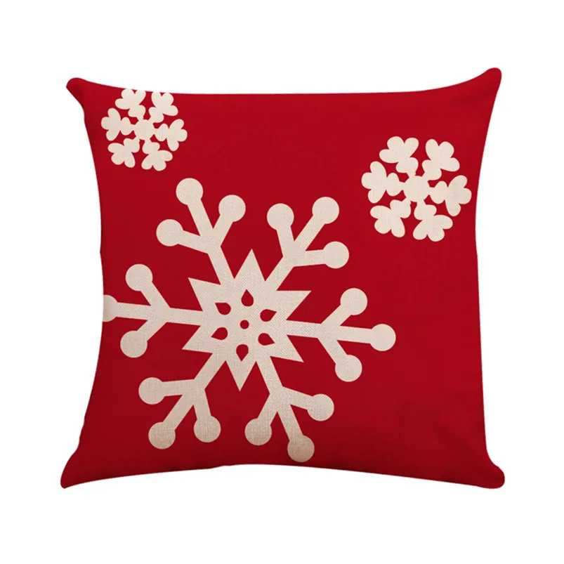 Fashion Christmas Pillow Case Square Pillow Cover Cushion Case Toss Pillowcase Hidden Zipper Closure For home decor #4o31 (7)