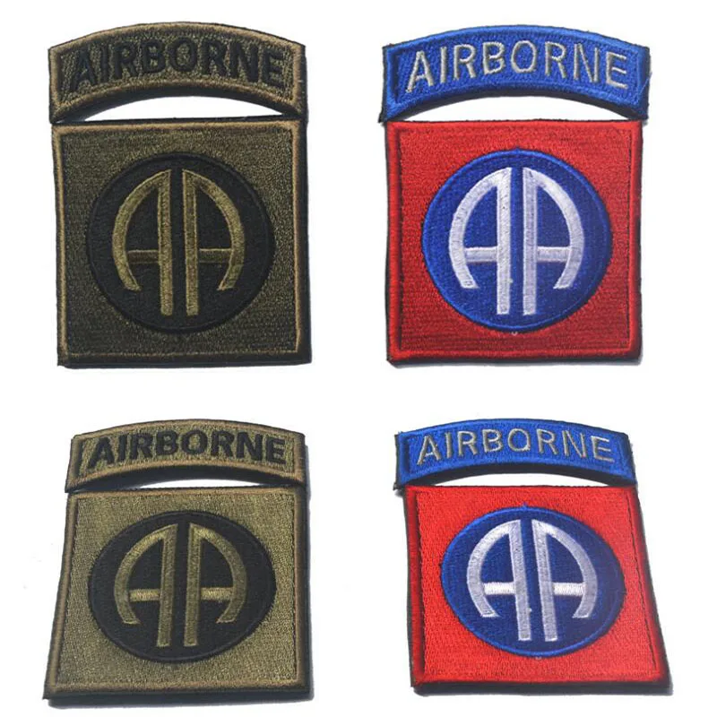 

AIRBORNE US 101 Air Assaulter AA Embroidered Armband Force Military Tactics Warrior Gas Badge Army Fan Clothing Backpack Patch