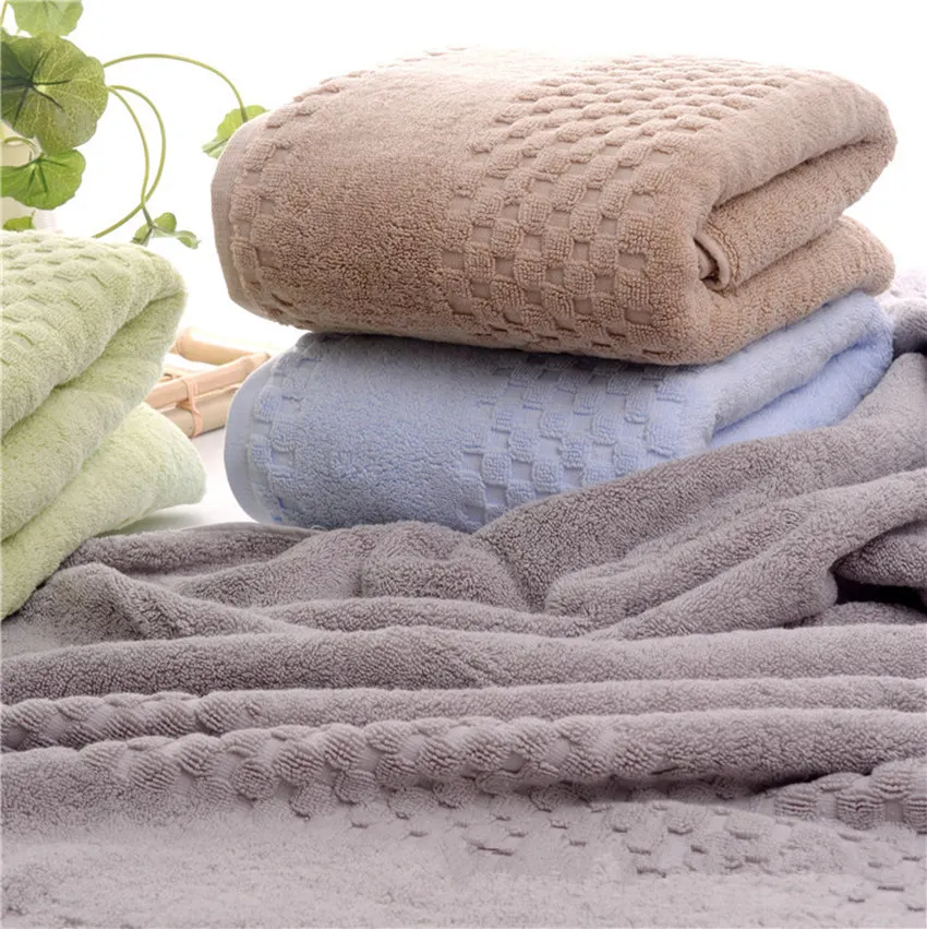 

2pcs70*145cm 750g Luxury Egyptian Cotton Bath Towels for Adults Extra Large Sauna Terry Bath Towels bathroom travel Beach Towels