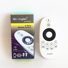 Mi Light CCT затемненный светодиодный Управление; Беспроводной 2,4 г RF 4 зоны вращающиеся колеса дистанционного Управление для Светодиодные ленты/лампа/светильник