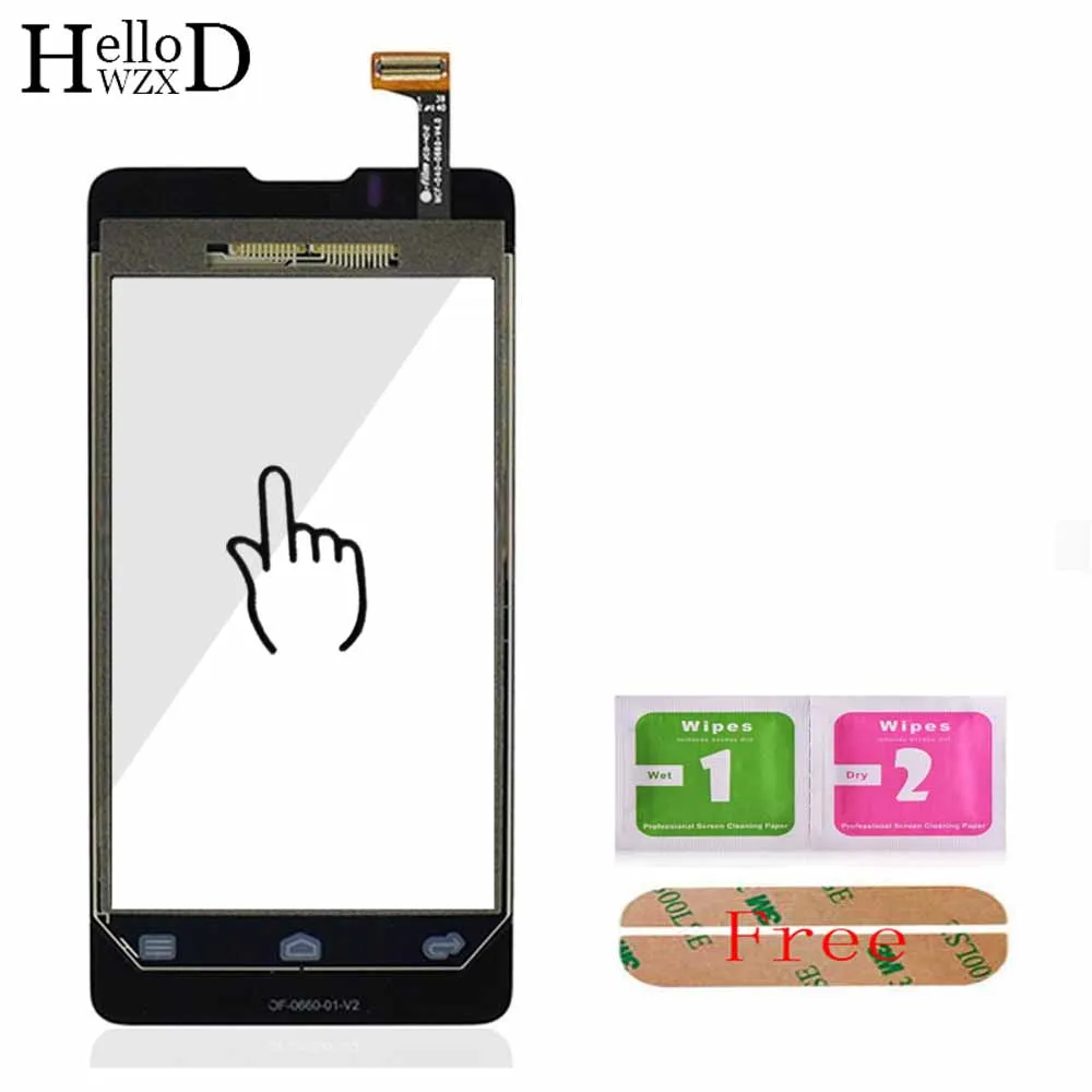 Переднее Сенсорное стекло внешнее для Huawei Ascend Y300 U8833 T8833 сенсорная панель с