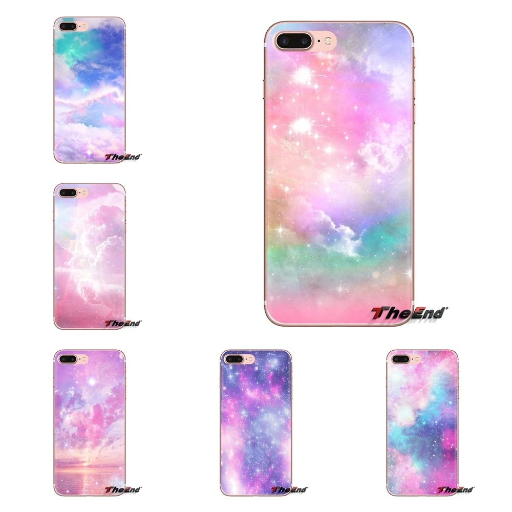 

Soft Case For Sony Xperia Z Z1 Z2 Z3 Z5 compact M2 M4 M5 C4 E3 T3 XA Huawei Mate 7 8 Y3II Rainbow Pastel Galaxy Starry sky Space