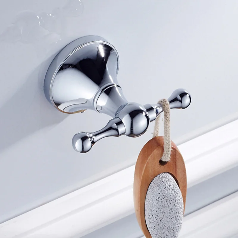robe hook chrome brass coat towel hook