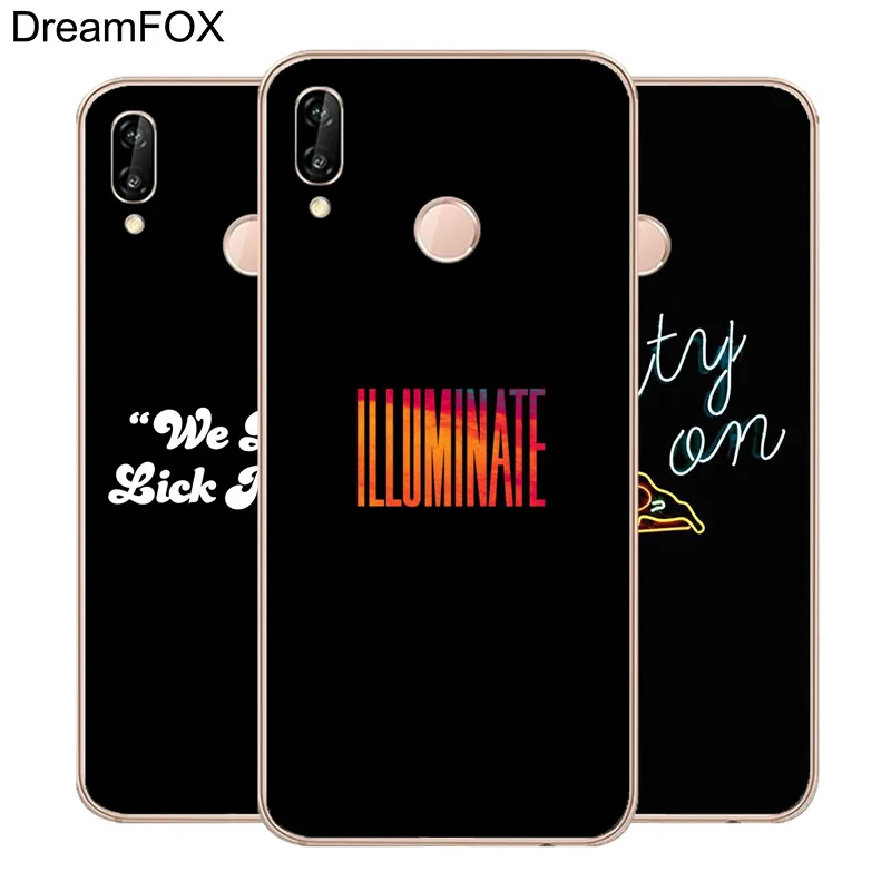 DREAMFOX N220 черный мягкий силиконовый чехол из ТПУ для huawei Honor 6A 6C 7X9 10 P20 P30 Lite Pro P Smart |