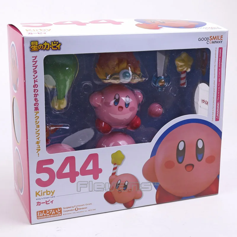 

Cute Anime Nendoroid Dream Land Popopo Kirby 544# PVC Action Figure Collection Model Toy
