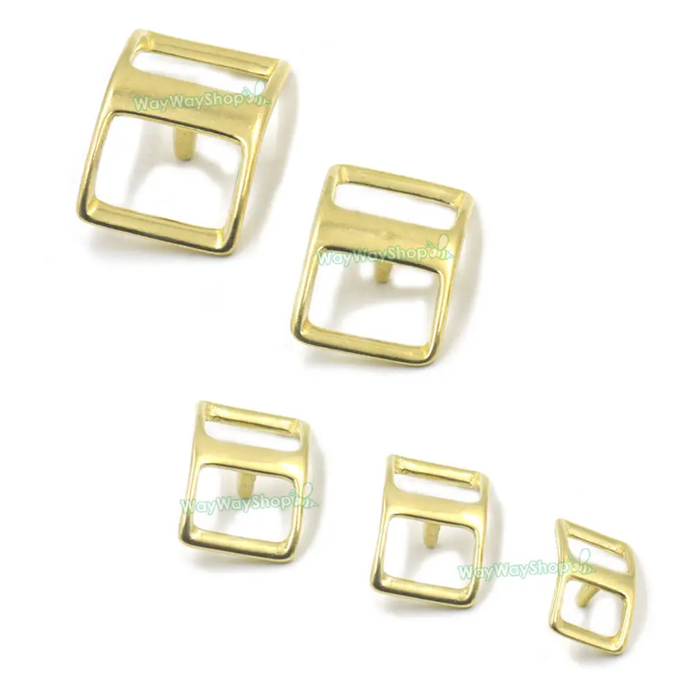 2 Pcs Solid Brass Conway Buckles Harness Western Horse Bridle Tack Belt Tools Hardware Buckles