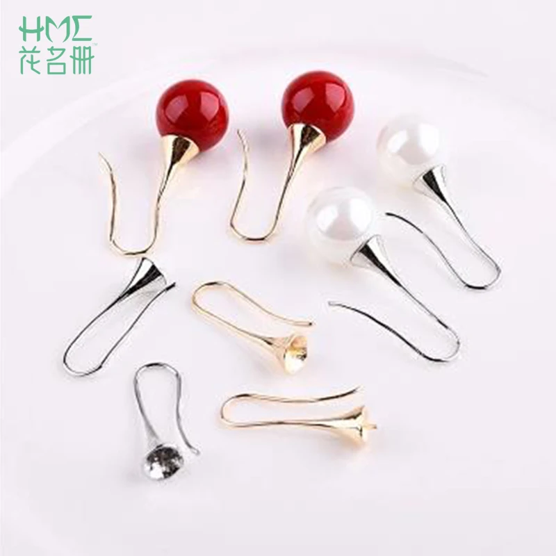 

Copper V/Rhombus/Earring Earring Hook Findings For DIY Earring Jewelry Making Electroplating Gold Silver White K Color