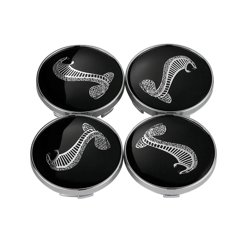 

4pcs/lot 60mm Car Wheel Hub Center Caps Cover Emblem Logo Badge For Ford Focus Fiesta GT350R Shelby Mustang Escape Mondeo Fusion