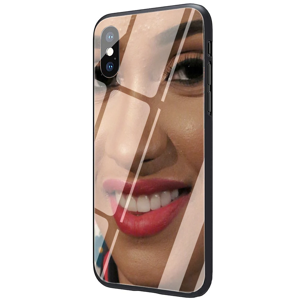 G5 Cardi B закаленное Стекло чехол для телефона чехол для iPhone 5 5S iPhone 6 Plus 6S плюс 7 8 Plus X XS XR 11 Pro Max - Цвет: G5