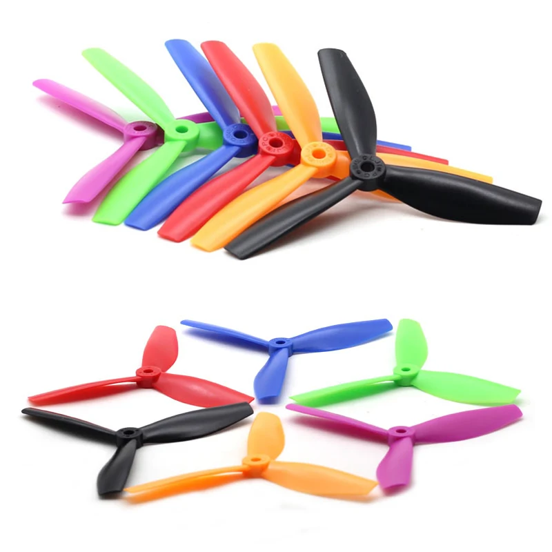 

8pcs/kit 3 Blade 5045 Propeller 5" Tri-Blade Propellers Strengthen Props CW CCW for QAV250 FPV RC Racing Quadcopter Six Colors