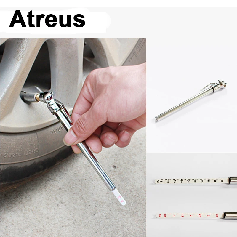 Atreus 1pcs Car Accessories Wheel Tire Pressure Detection Pen For VW