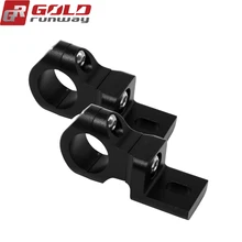 Пара Универсальный 25 мм руль стояк крепление зажимы для мотоцикла грязи велосипед ATV рабочий светильник внедорожный противотуманный фонарь алюминиевый сплав Cl