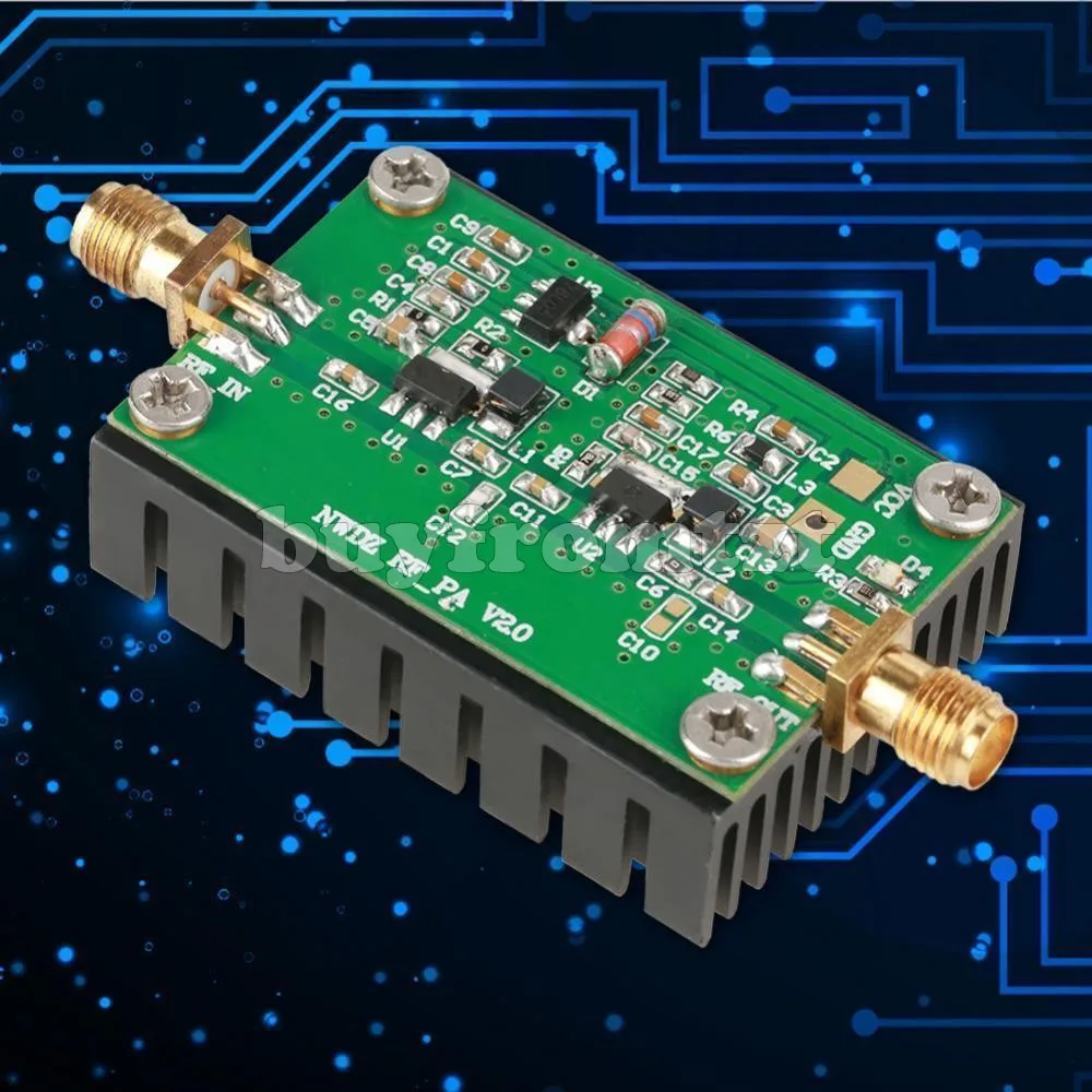 

2MHZ-700MHZ 3W HF VHF UHF FM transmitter RF Power Amplifier For Ham Radio 2019